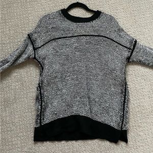 Vince black and white sweater